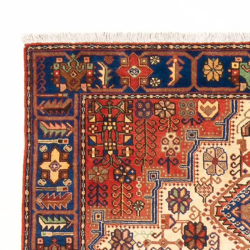 Nahavand Teppich 140x190cm - Perserteppich - blau