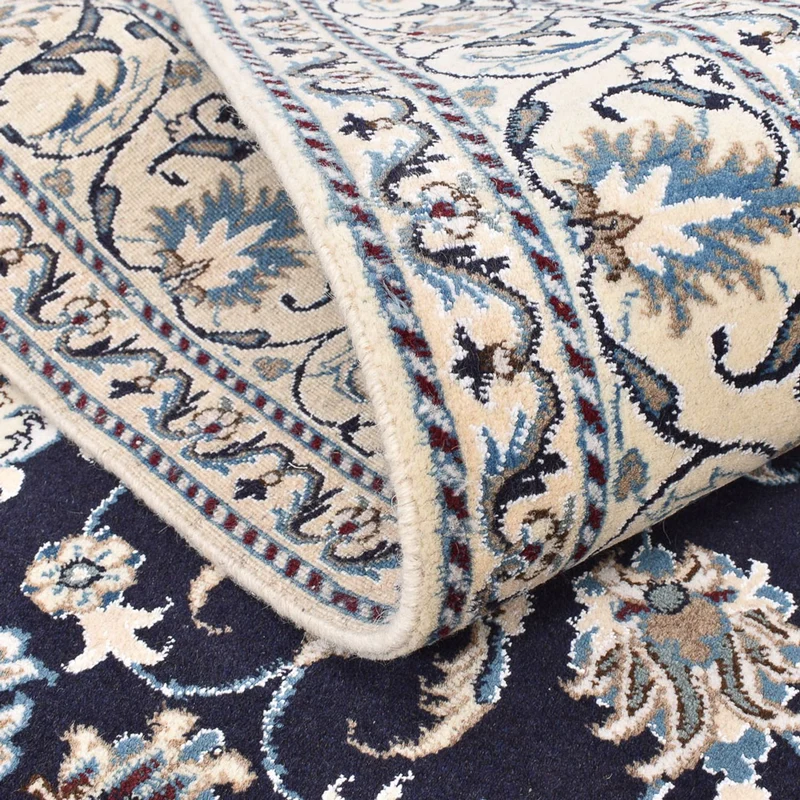 Perserteppich - Nain - 150 x 203 cm - dunkelblau