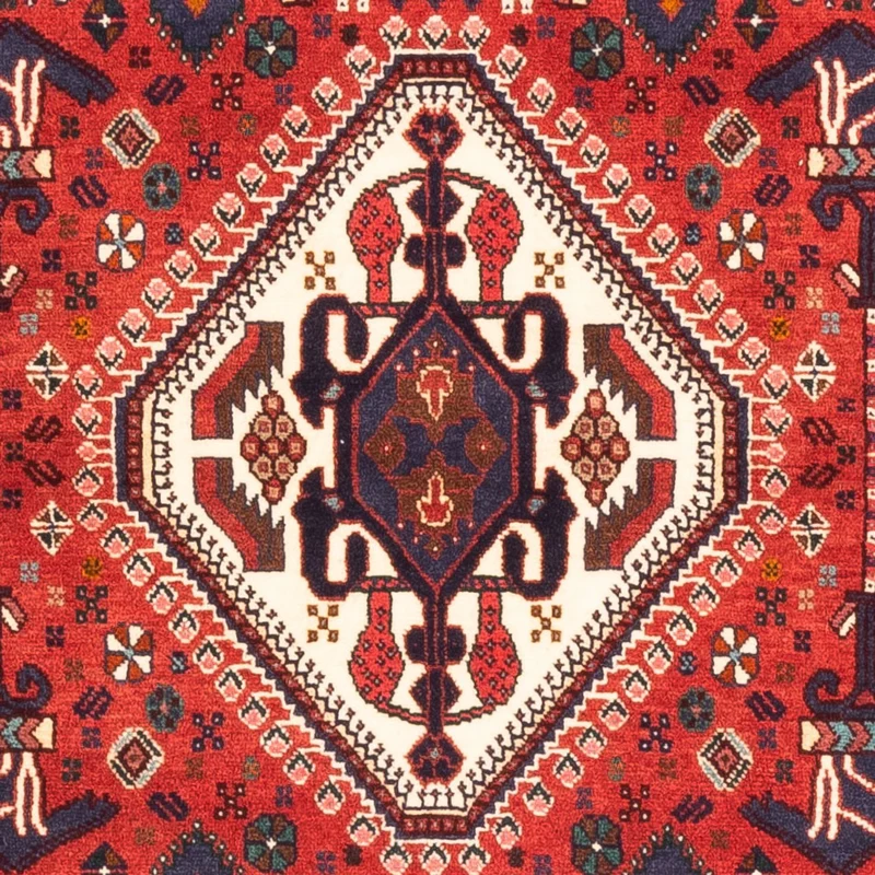 Ghashghai Teppich 80x205cm - Perserteppich - rot