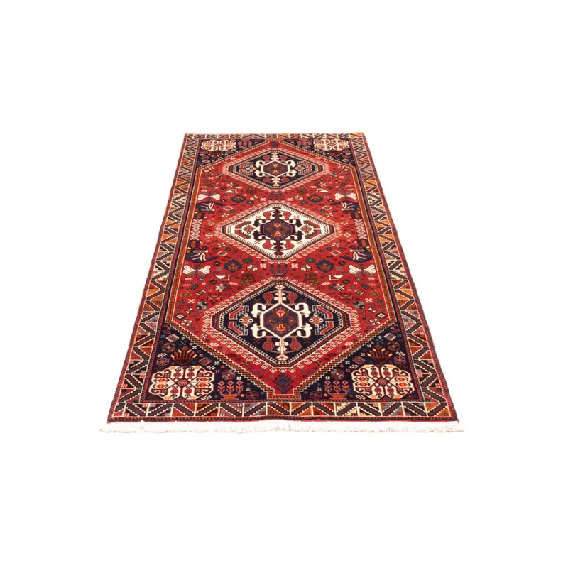 Ghashghai Teppich 80x205cm - Perserteppich - rot