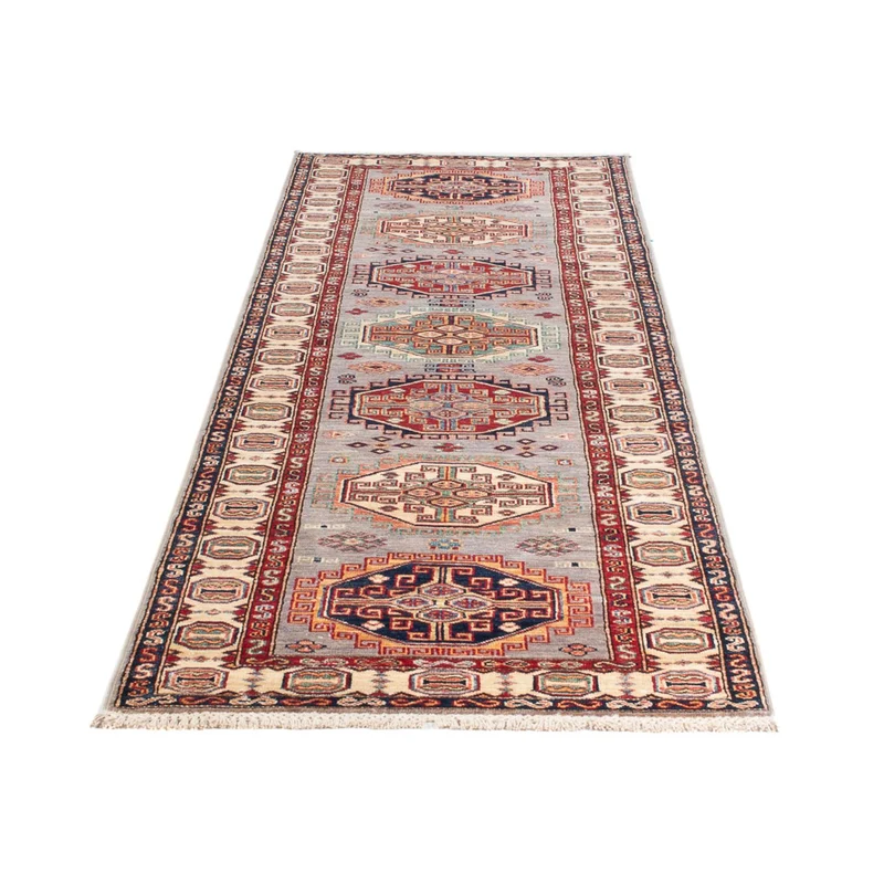 Kazak Teppich 80x300cm - Orientteppich - lachs