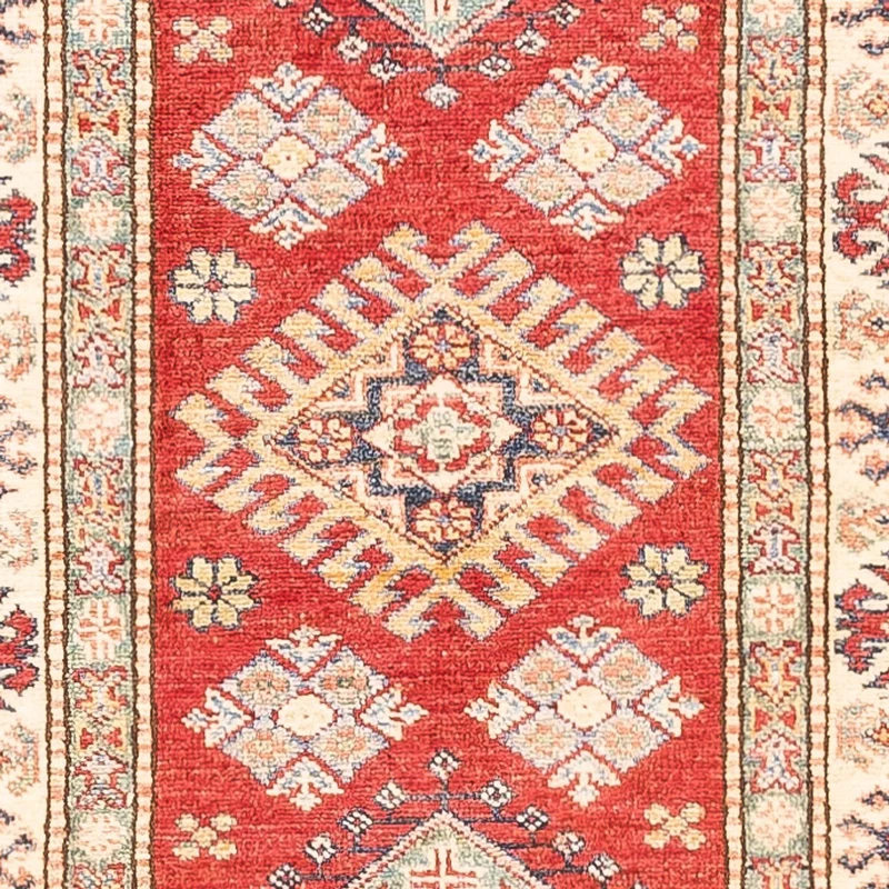 Kazak Teppich 80x300cm - Orientteppich - rot