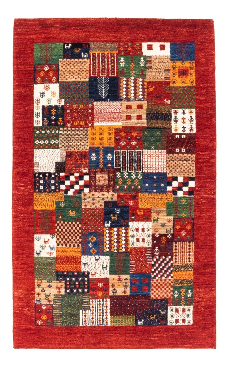 Loribaft Teppich Perser 80x128cm - Orientteppich - mehrfarbig
