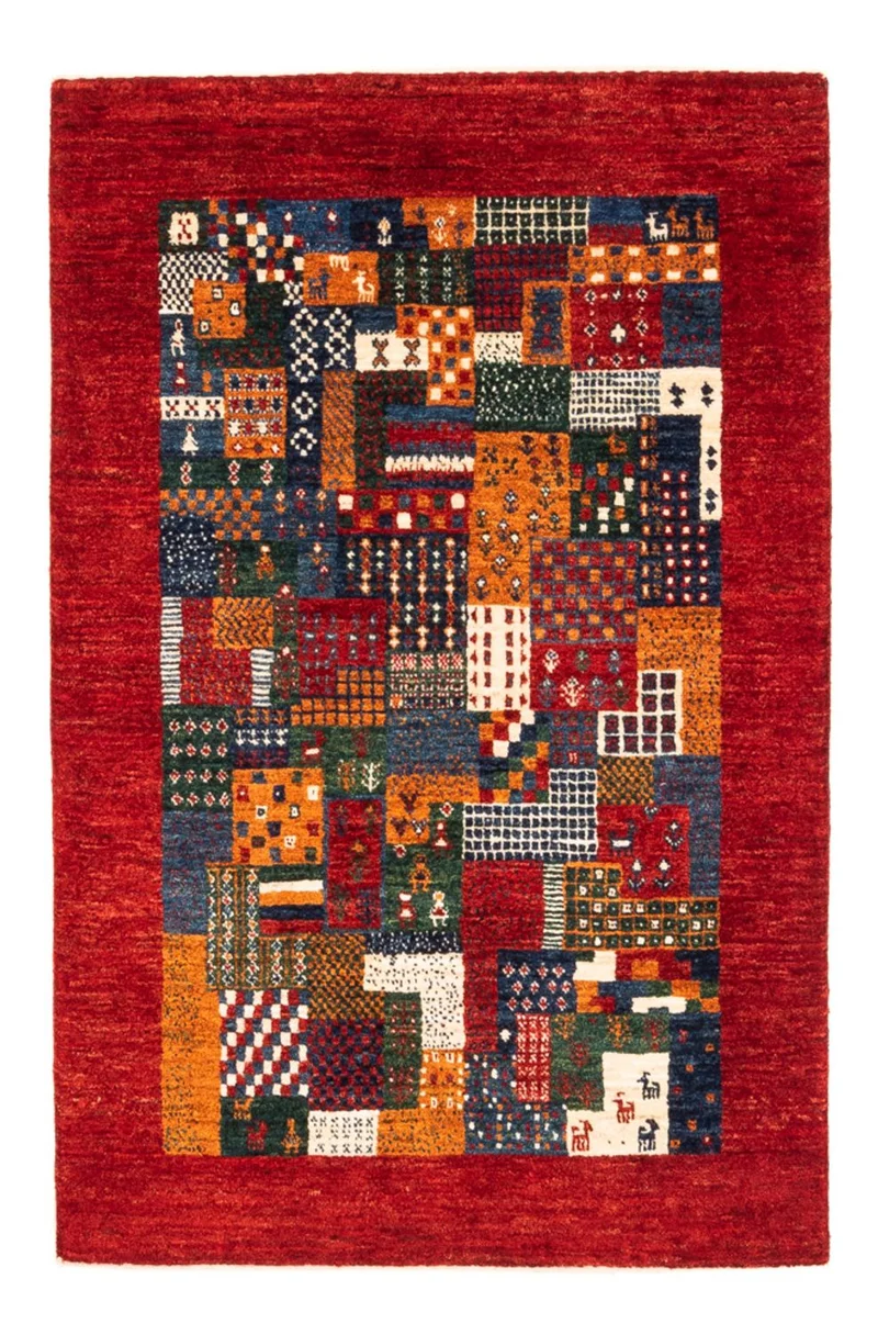 Loribaft Teppich Perser 82x122cm - Orientteppich - mehrfarbig