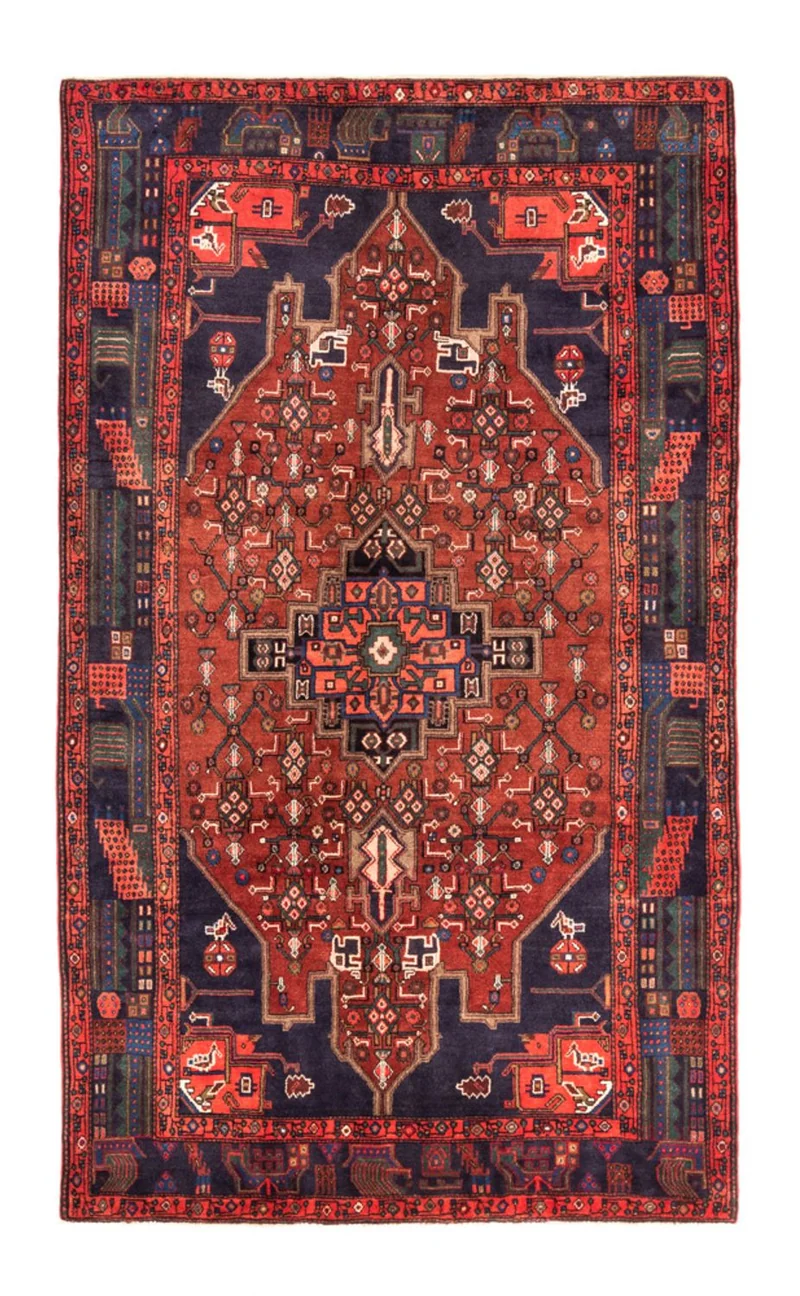 Kolyai Teppich 160x270cm - Perserteppich - rot