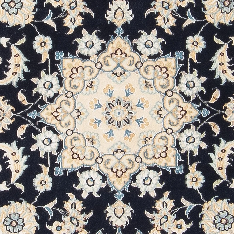 Nain - 6La Teppich 80x118cm - Perserteppich - dunkelblau
