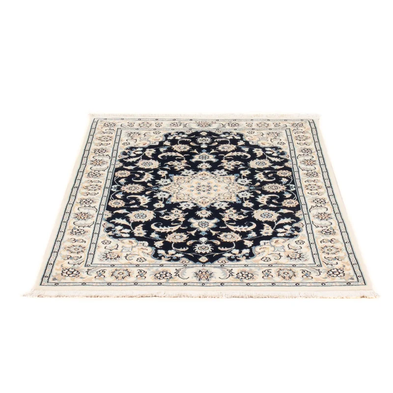 Nain - 6La Teppich 80x118cm - Perserteppich - dunkelblau