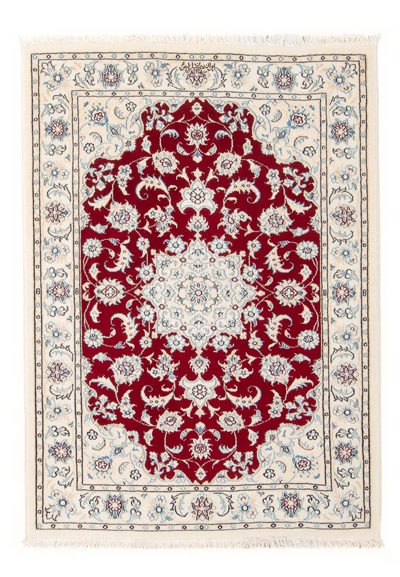 Nain - 6La Teppich 80x117cm - Perserteppich - rot