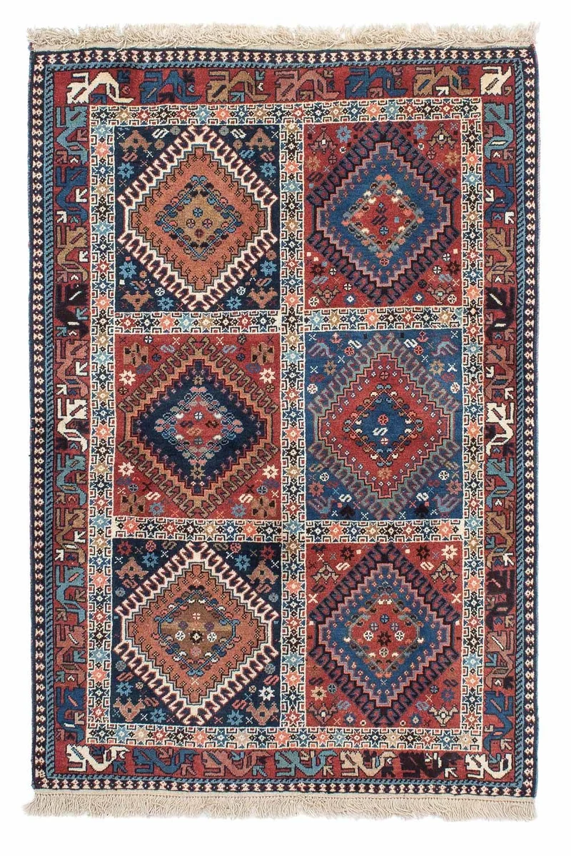 Yalameh Teppich 100x144cm - Perserteppich - blau
