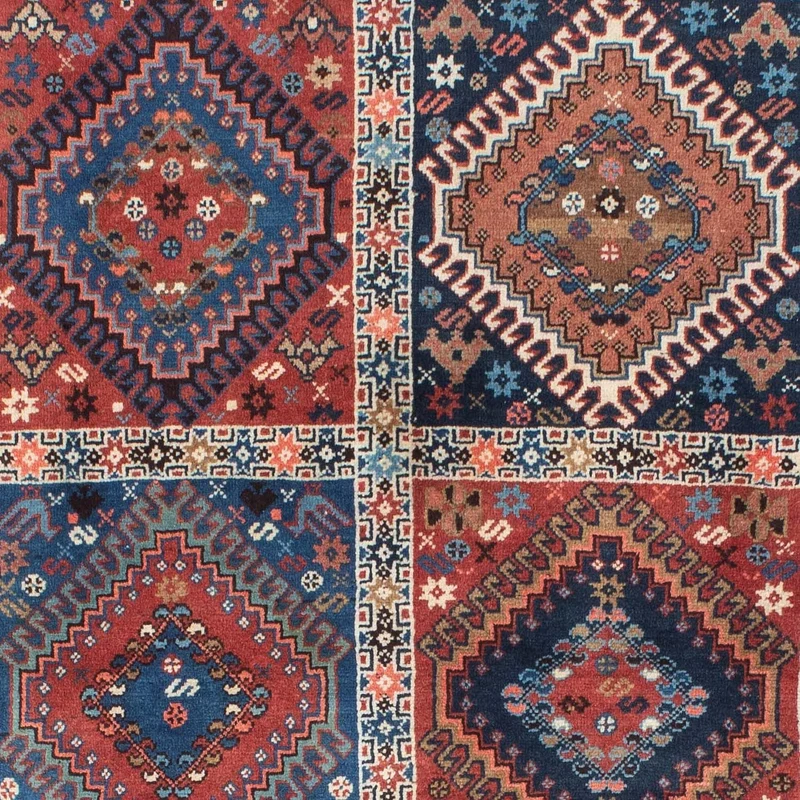 Yalameh Teppich 100x144cm - Perserteppich - blau