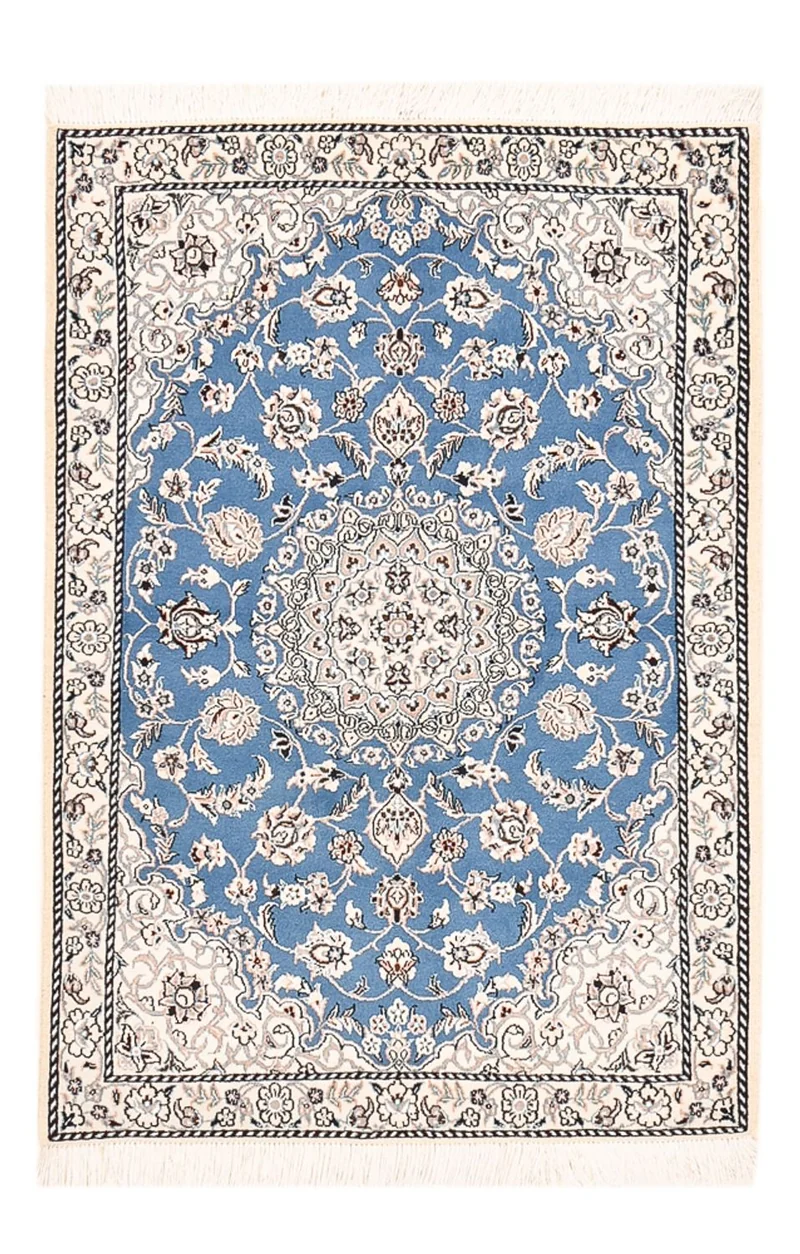 Nain - 9La Teppich 90x127cm - Perserteppich - blau