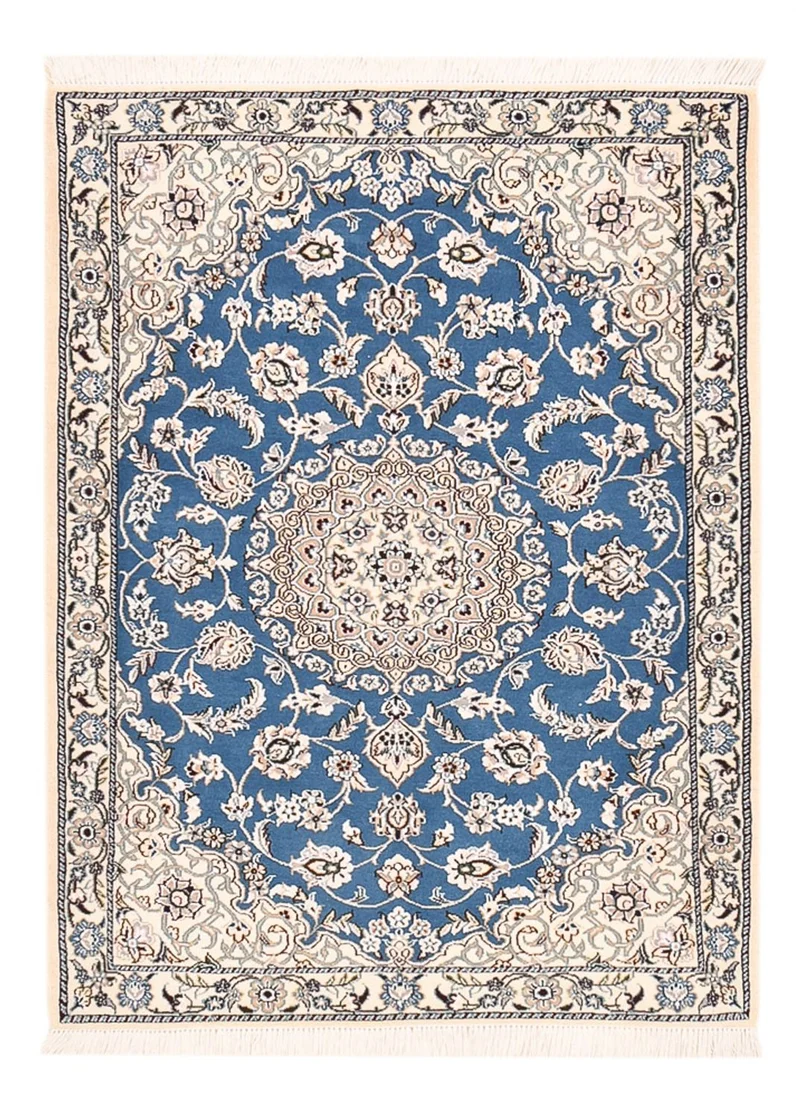 Nain - 9La Teppich 90x127cm - Perserteppich - blau