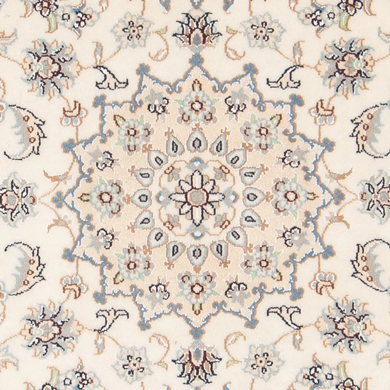 Nain - 6La Teppich 76x137cm - Perserteppich - creme