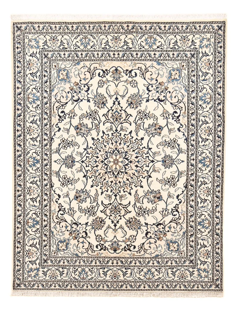Nain - 12La Teppich 150x195cm - Perserteppich - hellbeige
