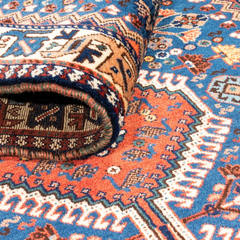 Yalameh Teppich 82x197cm - Perserteppich - hellblau