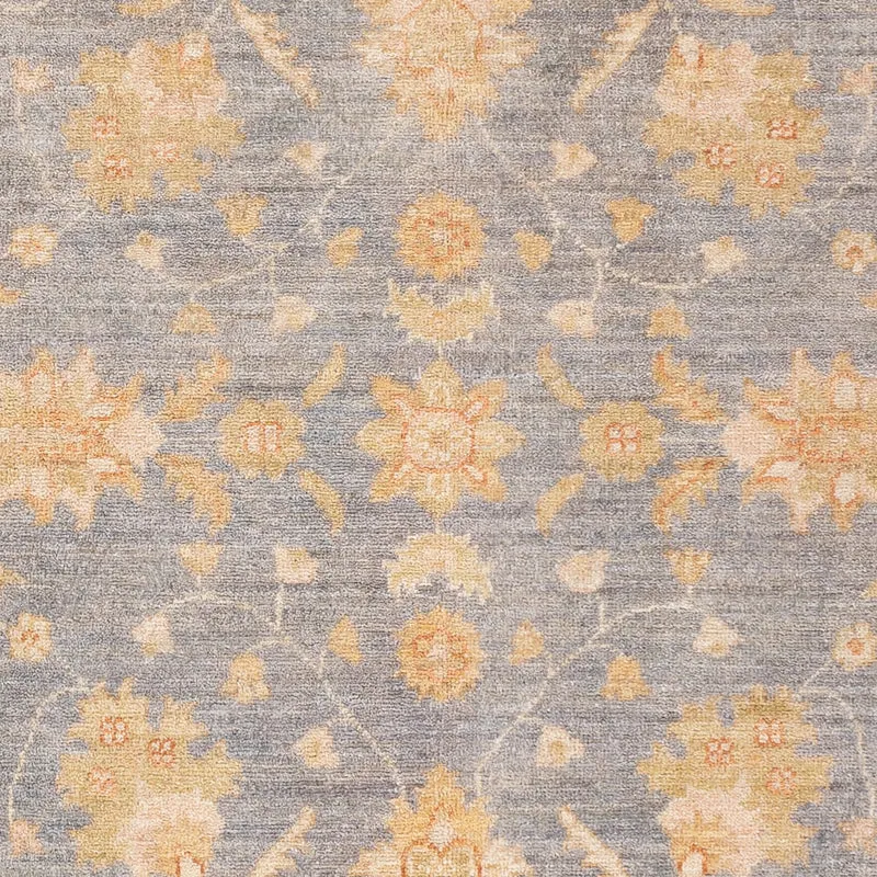 Ziegler Teppich 123x178cm - Orientteppich - seeblau