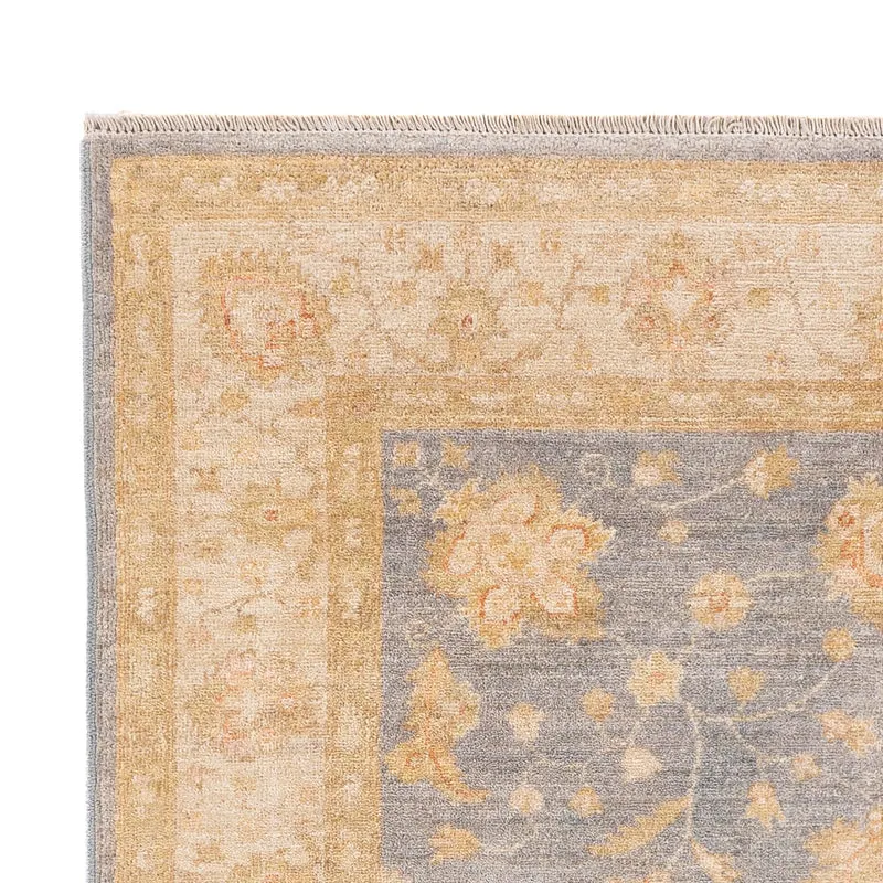 Ziegler Teppich 123x178cm - Orientteppich - seeblau
