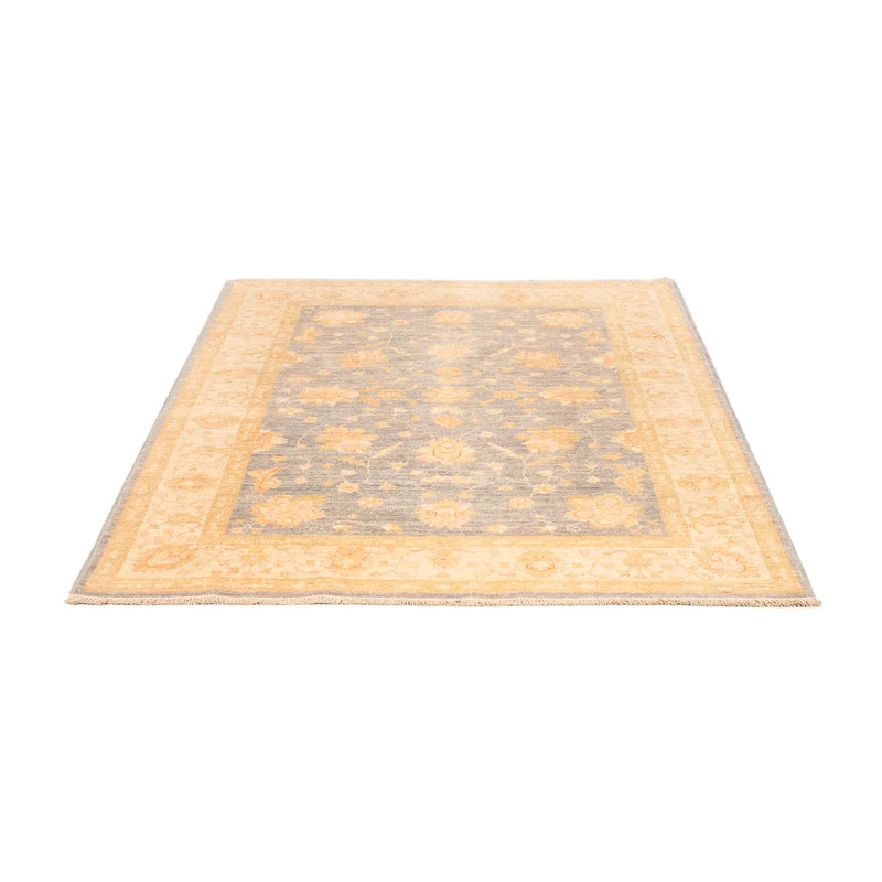 Ziegler Teppich 123x178cm - Orientteppich - seeblau