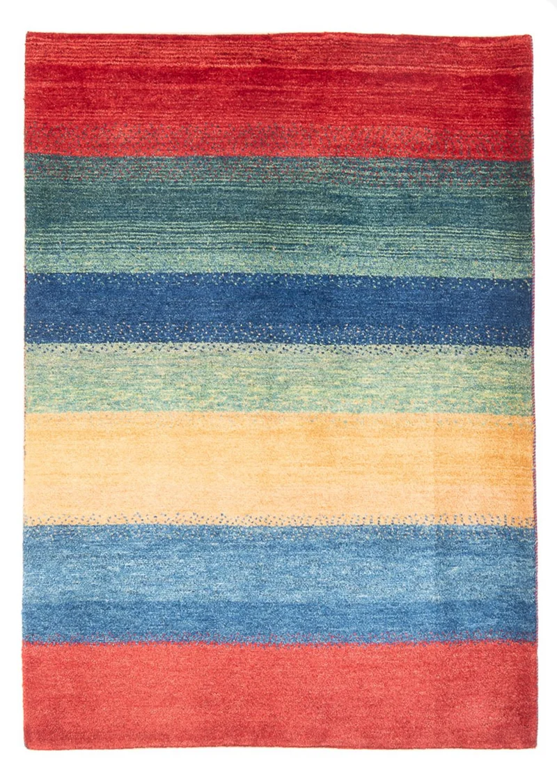 Gabbeh Persisch Teppich 123x171cm - Perserteppich Wollteppich - mehrfarbig