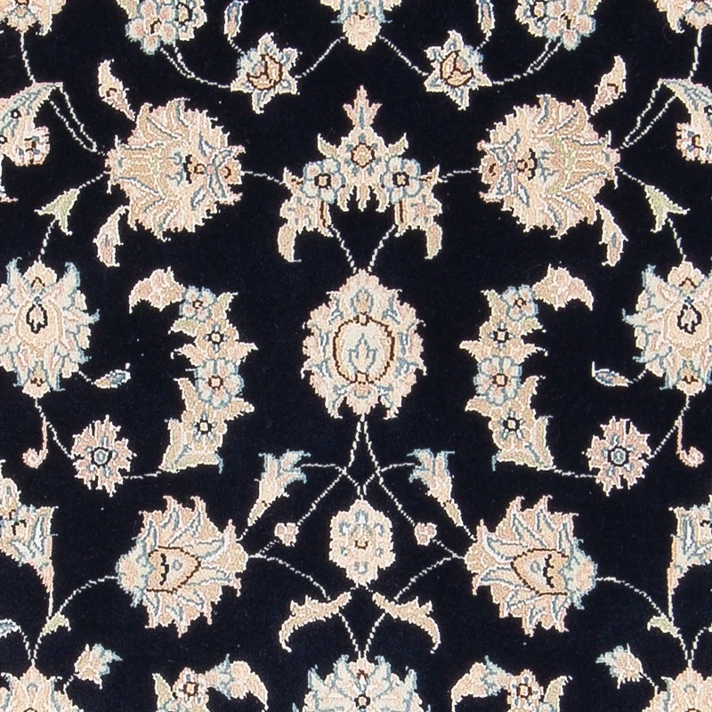 Perserteppich - Nain - Premium - 74 x 148 cm - dunkelblau