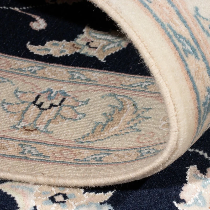 Perserteppich - Nain - Premium - 74 x 148 cm - dunkelblau