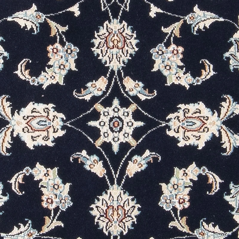 Nain - 6La Teppich 80x118cm - Perserteppich - dunkelblau