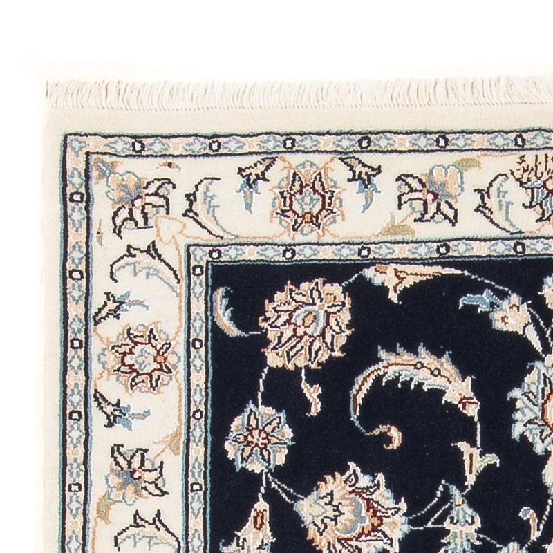 Nain - 6La Teppich 80x118cm - Perserteppich - dunkelblau