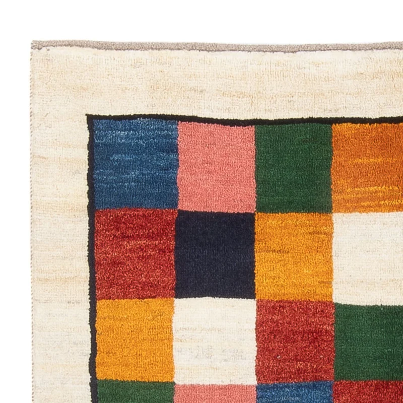 Gabbeh Teppich - Perser - 121 x 167 cm - mehrfarbig