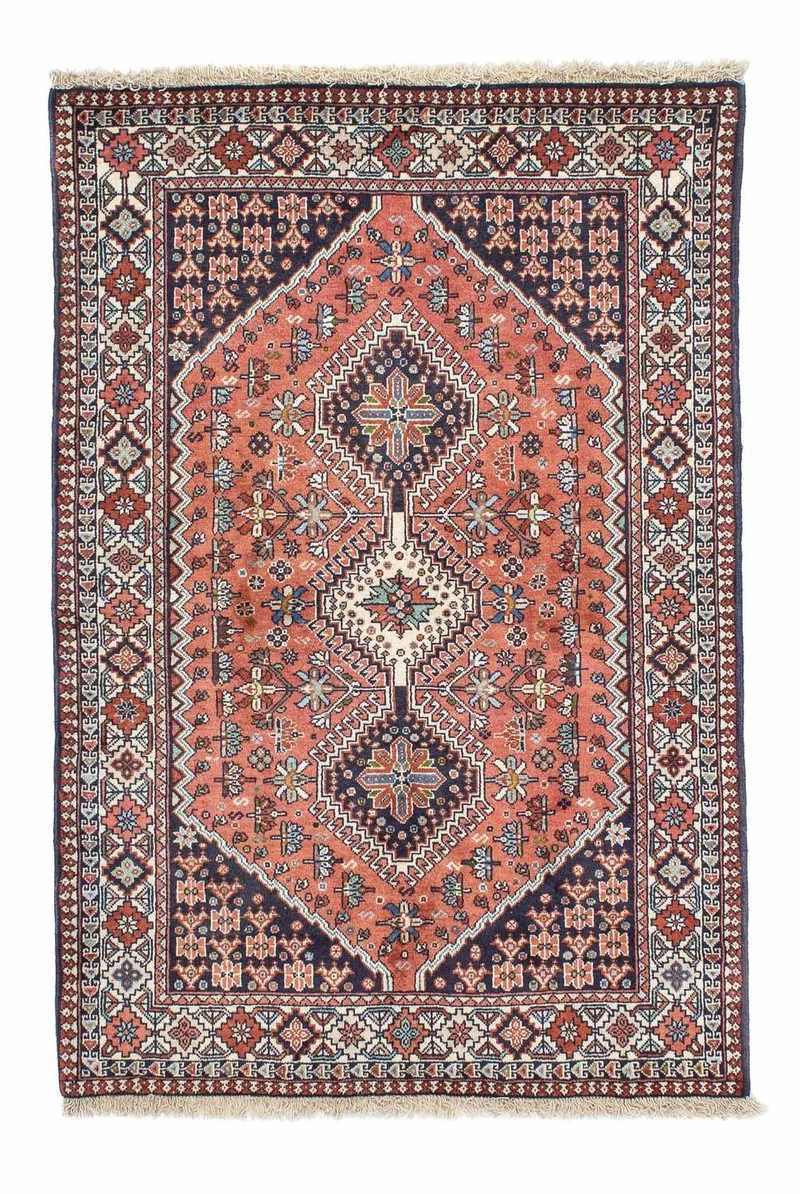 Yalameh Teppich 101x150cm - Perserteppich - dunkelblau