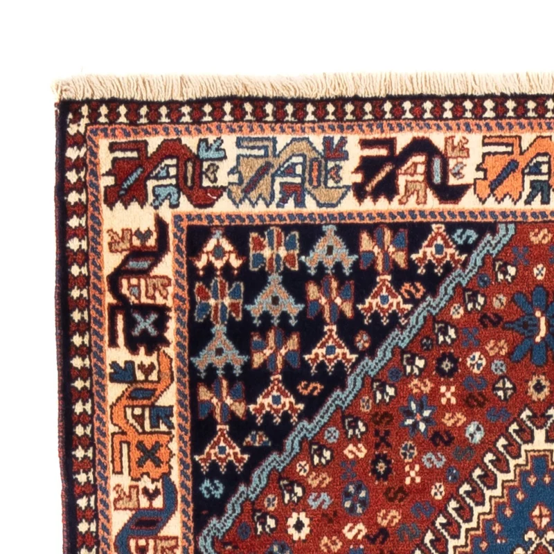 Yalameh Teppich 80x200cm - Perserteppich - rot