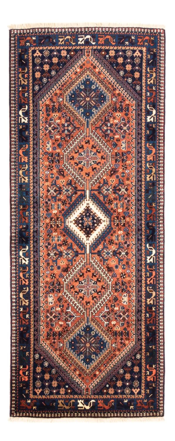 Yalameh Teppich 80x200cm - Perserteppich - rot