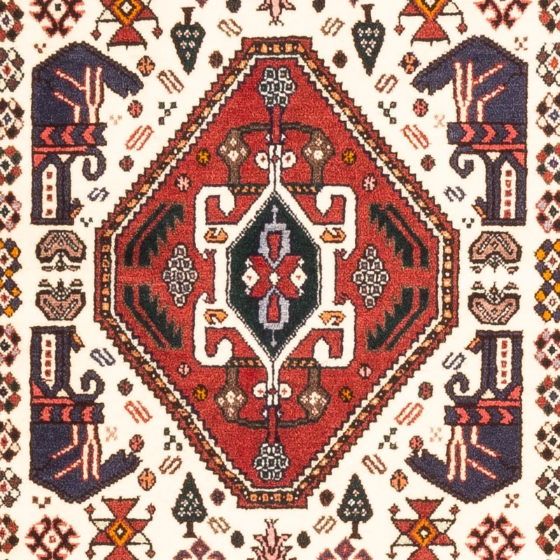 Ghashghai Teppich 80x200cm - Perserteppich - creme