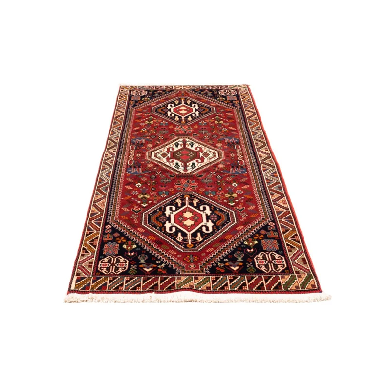 Ghashghai Teppich 80x200cm - Perserteppich - rot
