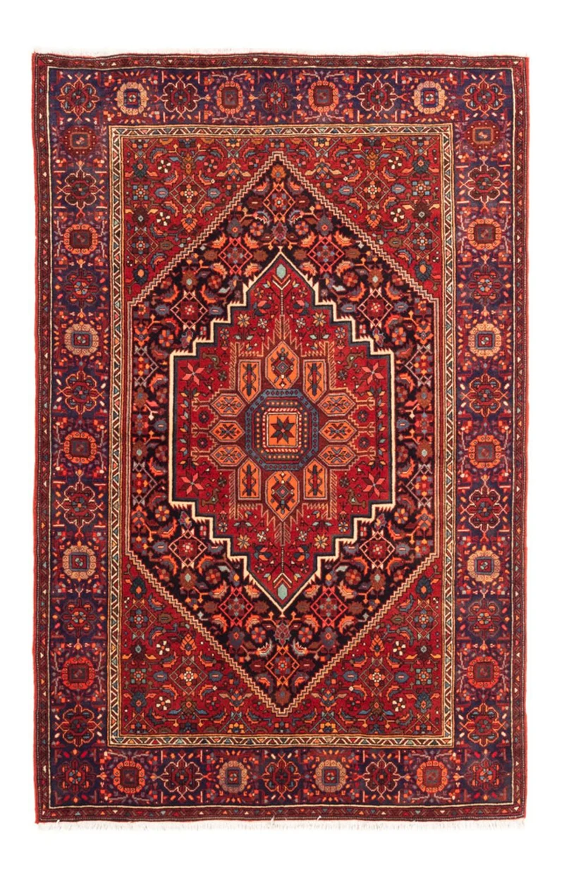 Gholtogh Teppich 103x154cm - Perserteppich - rot