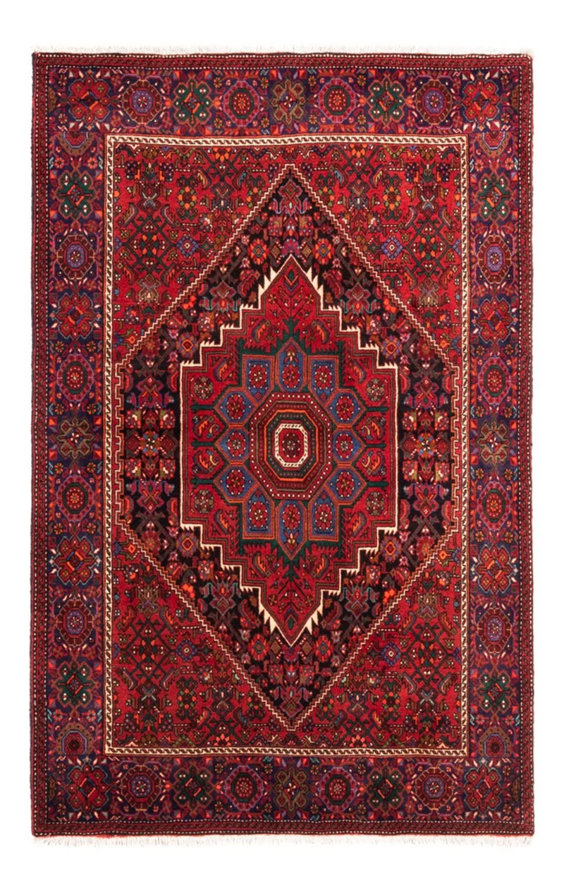 Gholtogh Teppich 102x155cm - Perserteppich - rot