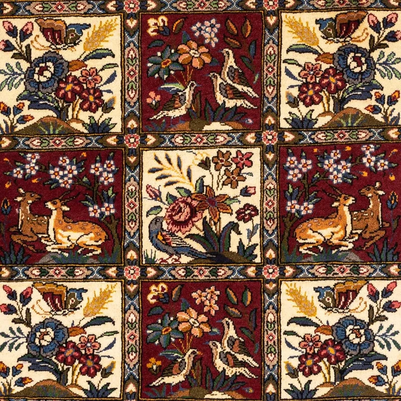 Bachtiar Teppich 103x148cm - Perserteppich - mehrfarbig