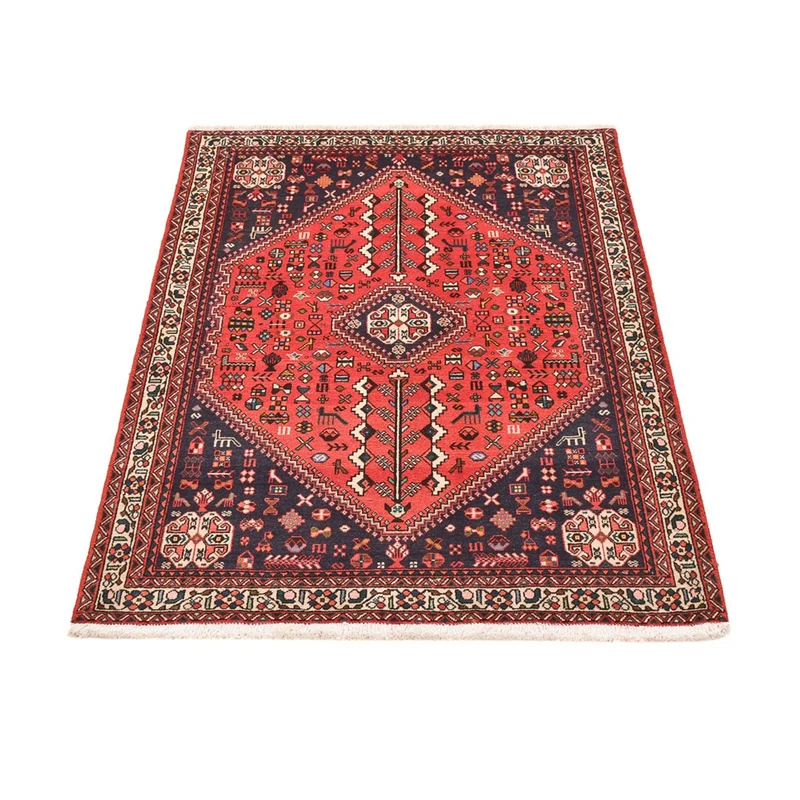 Abadeh Teppich 98x148cm - Perserteppich - rot