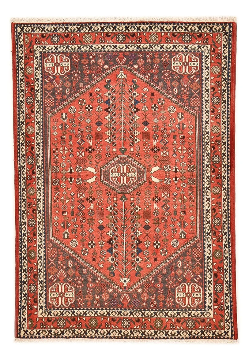 Abadeh Teppich 100x147cm - Perserteppich - rot