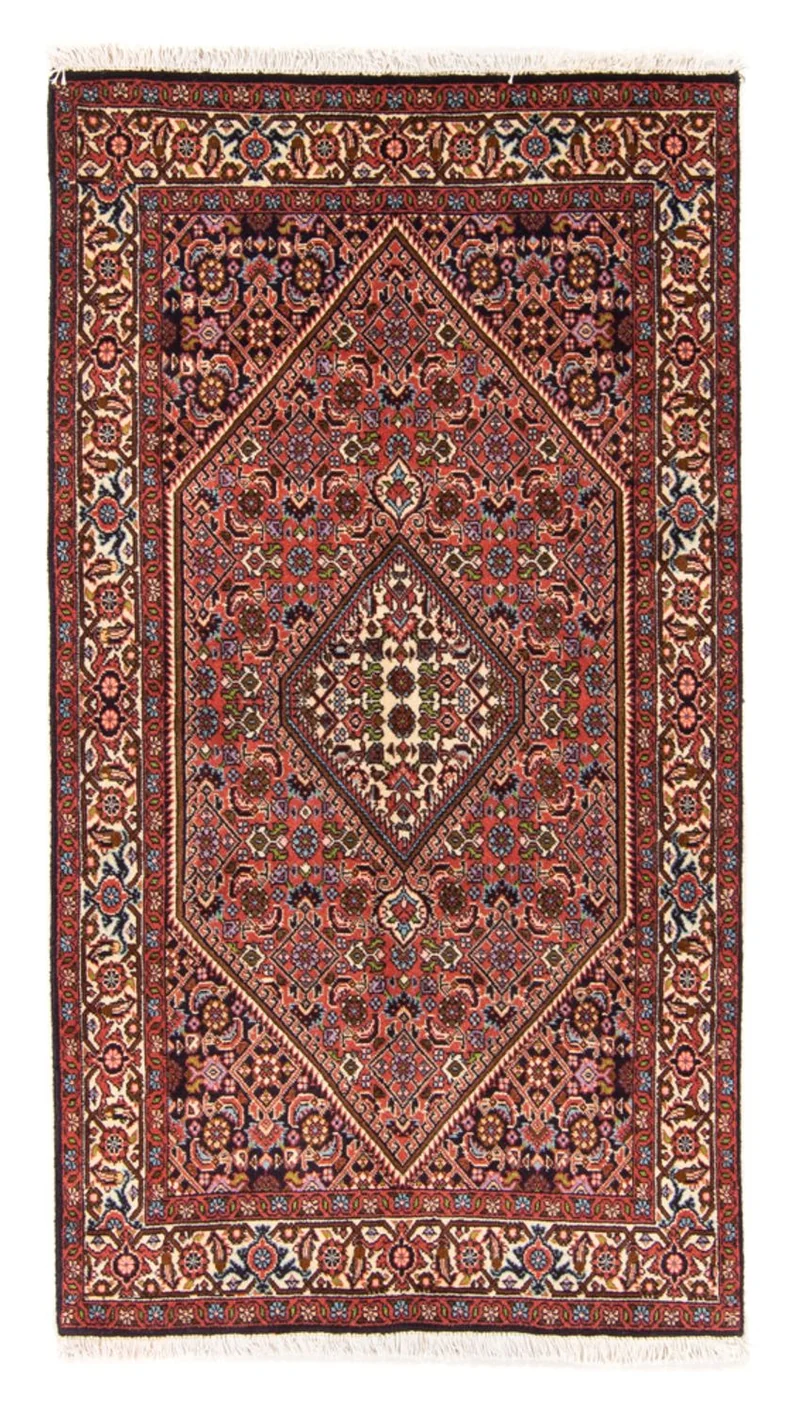 Bidjar - Takab Teppich 82x151cm - Perserteppich - rot