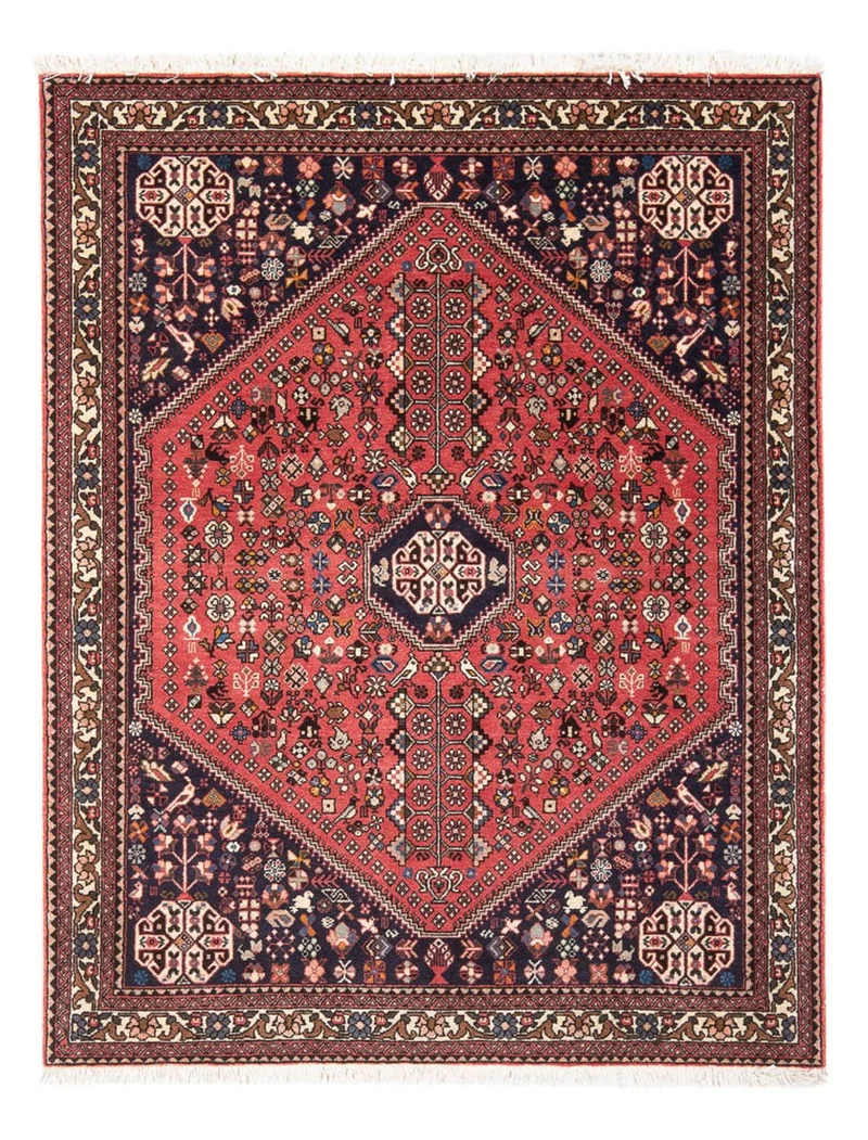 Abadeh Teppich 104x150cm - Perserteppich - rot