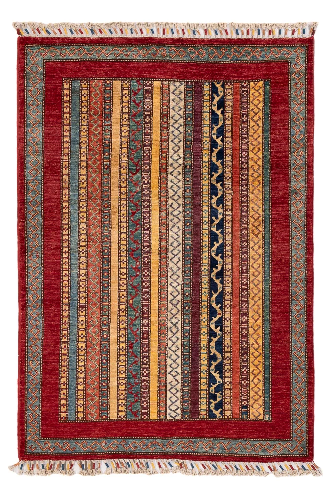 Shal Teppich 98x145cm - Orientteppich - mehrfarbig