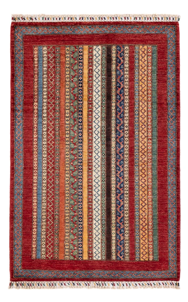 Shal Teppich 98x150cm - Orientteppich - mehrfarbig
