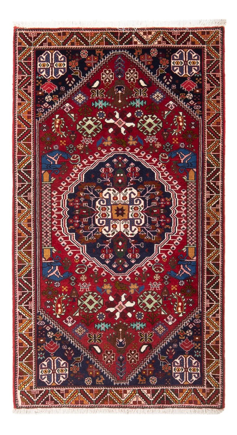 Ghashghai Teppich 75x150cm - Perserteppich - rot