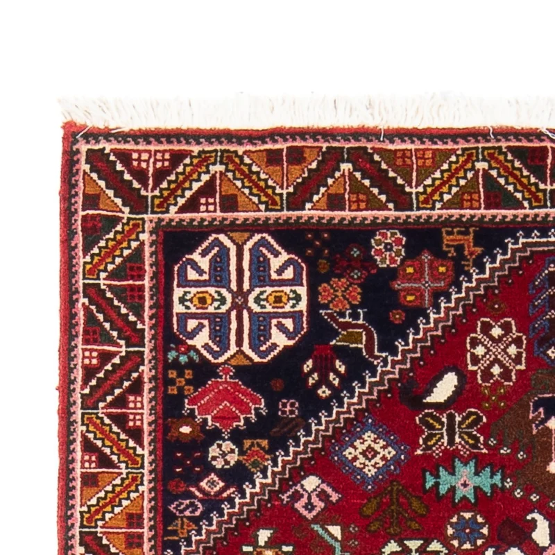 Ghashghai Teppich 75x150cm - Perserteppich - rot