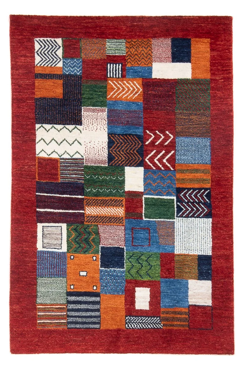 Loribaft Teppich Perser 83x138cm - Orientteppich - mehrfarbig