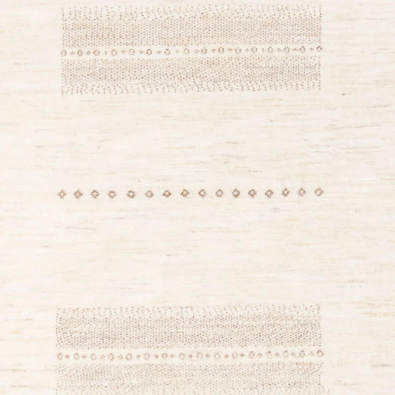 Gabbeh Persisch Teppich 100x151cm - Perserteppich Wollteppich - hellbeige