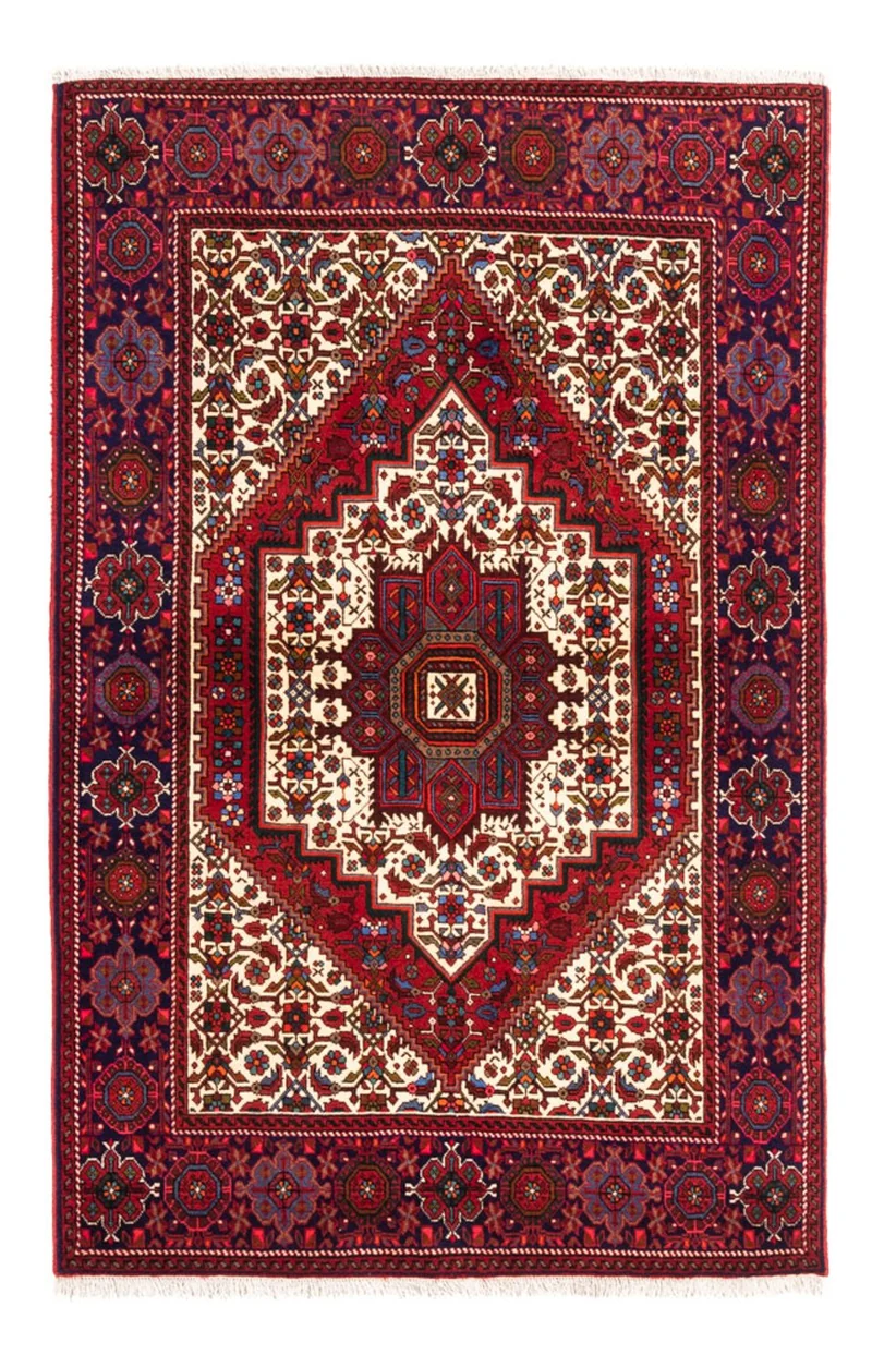 Gholtogh Teppich 100x155cm - Perserteppich - rot