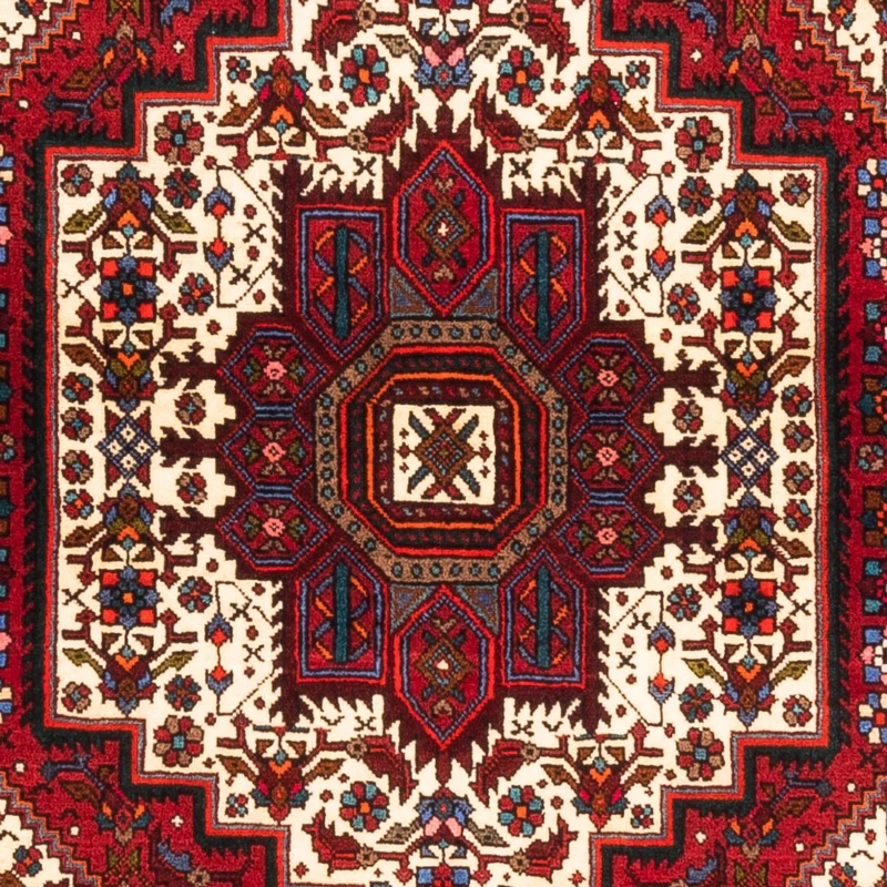 Gholtogh Teppich 100x155cm - Perserteppich - rot