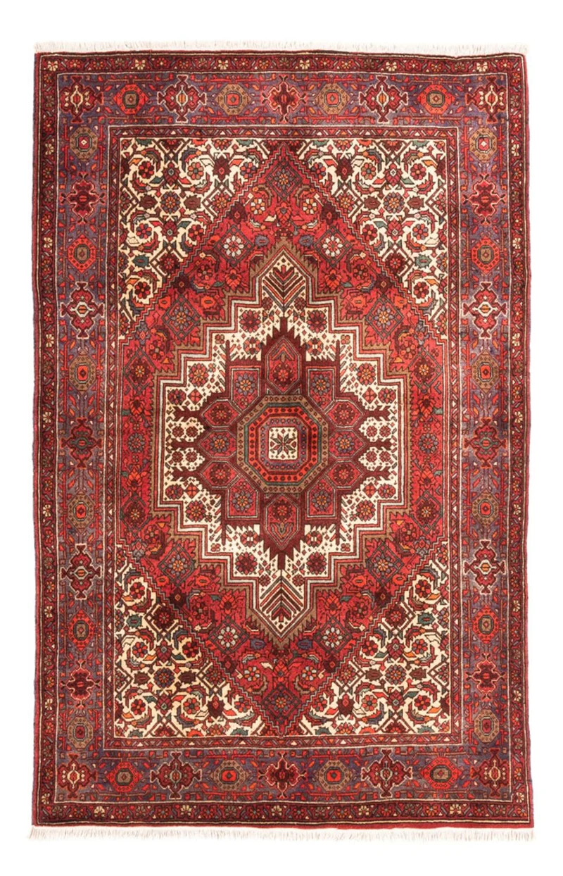 Gholtogh Teppich 102x152cm - Perserteppich - rot