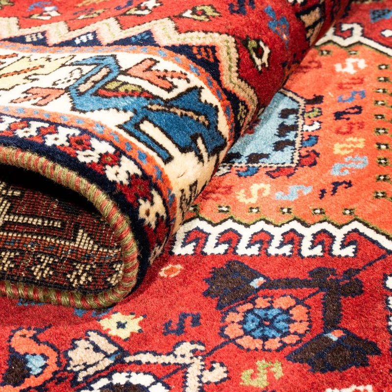 Yalameh Teppich 80x196cm - Perserteppich - rot